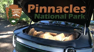 Cave Exploring and Campfire Cooking at Pinnacles National Park ~ Rivian R1S EV Camping