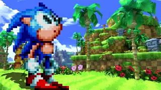 Sonic Mania - Sonic Generations' Classic Green Hill Zone