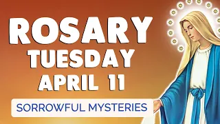 🙏 EASTER TUESDAY ROSARY 🙏 April 11, 2023 | Pray the Sorrowful Mysteries of the Rosary