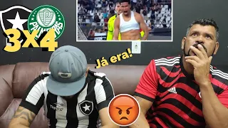 REAGINDO A BOTAFOGO E PALMEIRAS 3x4 #botafogo #palmeiras