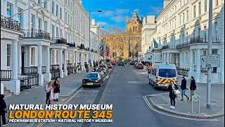 A unique view of London's Streets: Aboard London Bus 345 from Southeast to Kensington, West London 🚌