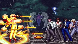 Phoenix Orochi Vs Kyo Kusanagi Team | Mugen Fighters | KOF Mugen