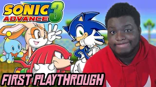 Playing Sonic Advance 3 for the FIRST TIME!!