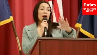 All Hell Breaks Loose When Man Screaming About Migrants Yells 'You're A Piece Of S---!' At AOC