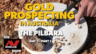 Detecting for Gold in the Pilbara with a Minelab GPX 6000 Metal Detector - Day 3 Part 1