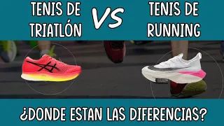 Diferencias entre los zapatillas running con zapatillas para correr un Triatlón.