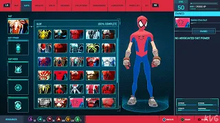 Marvel’s Spider-Man Remastered - All Suits | List (PC UHD) [4K60FPS]