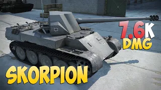 Skorpion - 5 Kills 7.6K DMG - Hungry! - World Of Tanks