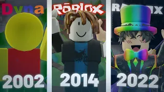 A evolução completa do Roblox!!