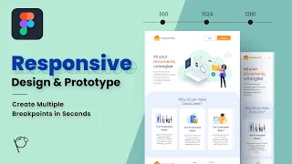 Crash Course 2024 -  Responsive Website with Figma in hindi #figma #responsive #breakpoints #ui