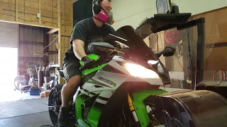 Gen 4 ZX10r Launch Control and Quick Shifter testing