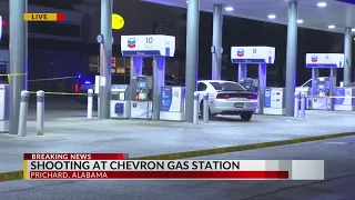 1 shot at Chevron on St. Stephens Road, transported to hospital: Prichard Police
