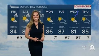 WPTV First Alert Weather forecast, morning of March 24, 2023