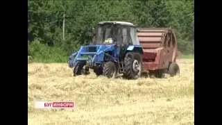 2014-06-24 г. Брест Телекомпания  Буг-ТВ. Мониторинг ситуации на кормозаготовительных предприятиях