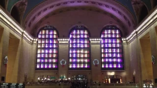 Holiday Lights at Grand Central Station in New York City