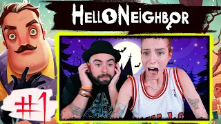 HELLO NEIGHBOR con Ale. Gameplay HORROR. #1 episodio.