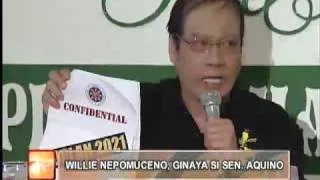 Willie Nep mimics Noynoy