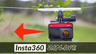 Insta360 on a Zip Line / Cool things to film with a 360 camera