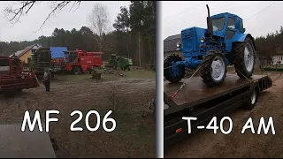 Т-40 в Колки Волинської обл. Massey Ferguson 206 з кордону в Березне. Невеликий огляд комбайнів