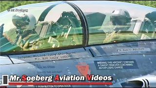 F-16B Falcon, J-066, TEST-AIRCRAFT Netherlands AF, DEPARTURE at Volkel