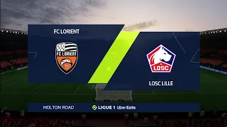 FIFA 23 | FC Lorient vs Lille - Ligue 1 Uber Eats | Gameplay