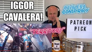 Drum Teacher Reacts: IGGOR CAVALERA | Cavalera Conspiracy - ''Territory'' (2020 Reaction)