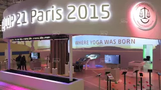 Aqua Graphic water curtain - Indian Pavilion in Paris COP21 by Aquatique show