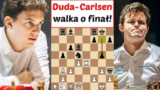 SZACHY 369# Duda 1-1 Carlsen w szachach klasycznych, dogrywka o finał Pucharu Świata, analiza partii