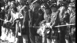 Princess Margaret At Highland Light Infantry Games Colchester (1951)