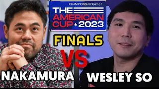 Nakamura traded his Queen for two Rooks! | American cup 2023 Finals| game 1 | Nakamura vs So |