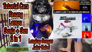 Tutorial pasang lampu T10 LED senja plus sen Luminos 2 in 1