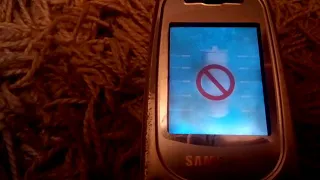 Samsung SGH-P510 Батарея разряжена/Battery discharged