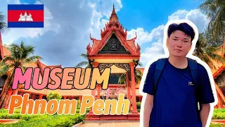 First-time visiting National Museum in Phnom Penh