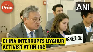 Watch: China interrupts Uyghur activist Dolkun Isa talking about human rights situation at UNHRC