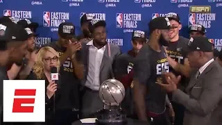 [FULL] Cleveland Cavaliers win 2018 Eastern Conference finals: Watch the trophy presentation | ESPN