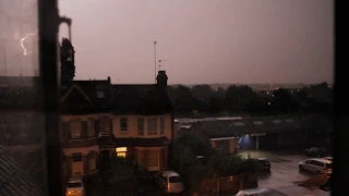 Apocalyptic strange sounds thunder lightning north london uk 2014