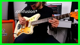 When you can't figure out the Jazzmaster controls...