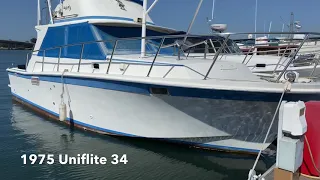 1975 Uniflite 34 Sport Sedan | California Yacht Sales