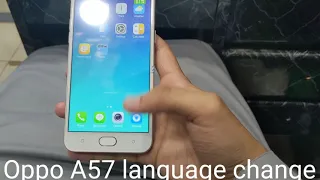 How To Change language in oppo A57