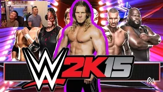 Y2J Always Sleeping!!! 6-Man Ladder Match [Money In The Bank] WWE 2K15 Gameplay, Commentary