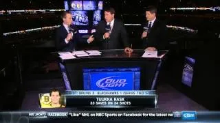 NBC Sports Post Game Report part 4. 6/15/13 Boston Bruins vs Chicago Blackhawks NHL Hockey