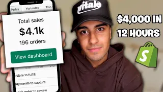 How I Made $4k in 12 Hours From Dropshipping