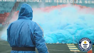 Largest elephant toothpaste foam explosion - Guinness World Records