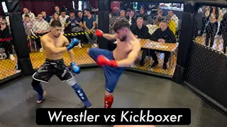 What happens if you Kick a WRESTLER?! - Wrestler vs Kickboxer