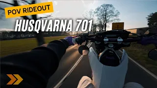 HUSQVARNA 701 SUPERMOTO | POV RIDEOUT | PURE SOUND | 4K | RAW