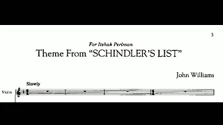 Schindler's List Orchestral Accompaniment ( Updated )
