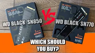 WD Black SN850 vs SN770 SSD - Which PCIe4 SSD is Best for You?