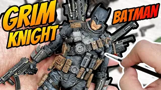 How to custom paint Batman Grim Knight, Mcfarlane Toys. Dark Knights Metal.