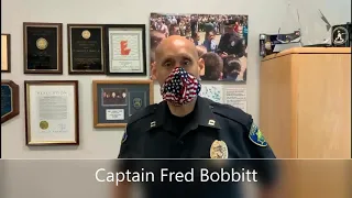 A Message from Fremont PD Fred Bobbitt