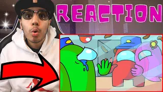 EVERY DAY AMONG US *IMPOSTOR* AND *CREWMATE* LIFE ANIMATION (Hornstromp Games) | Reaction!